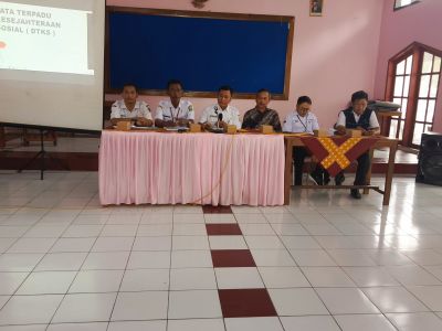 Musyawarah Rapat Koordinasi Data Terpadu Kesejahteraan Sosial Kelurahan KarangaanyarDTKS